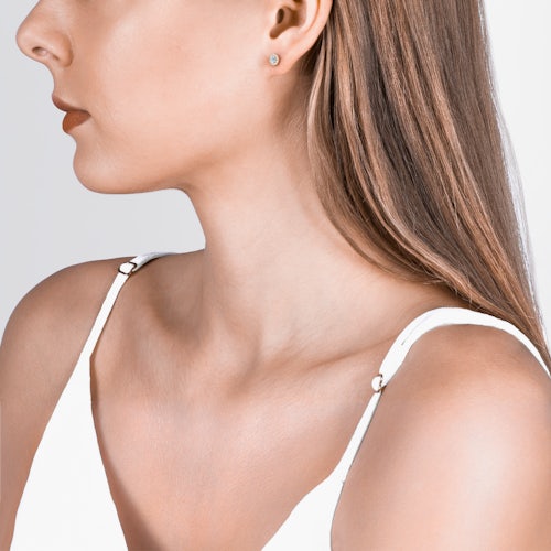 Kolczyki This is Love: złote, diamenty laboratoryjne